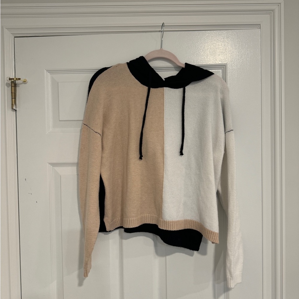 Six Fifty color block hooded sweater
